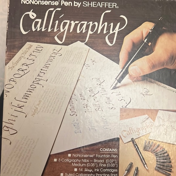 Vintage Sheaffer NoNonsense Calligraphy Kit - Picture 1 of 14